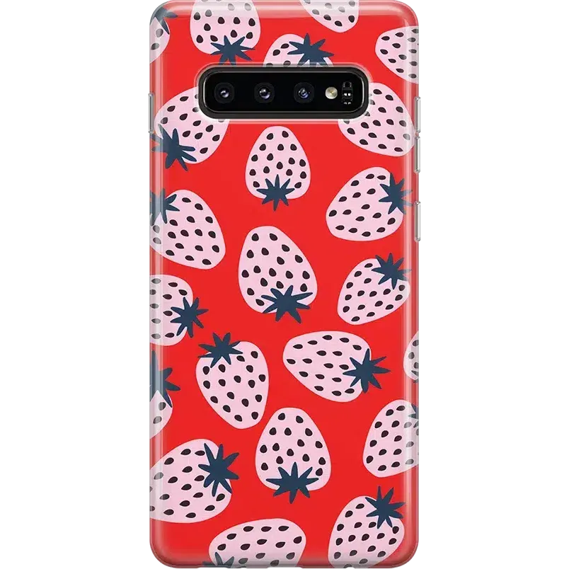 Premium Quality I'd Pick You | Red Strawberry Samsung Case  Ends Soon!
