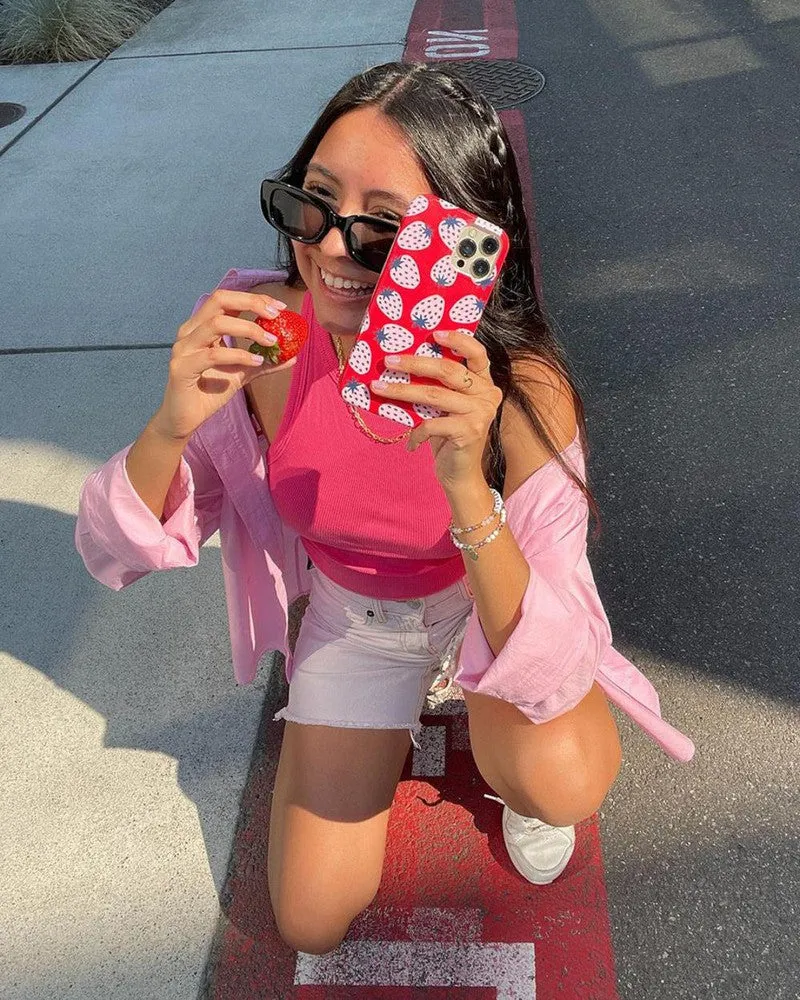 Premium Quality I'd Pick You | Red Strawberry Samsung Case  Ends Soon!