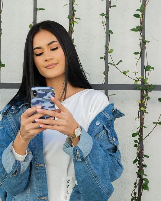 Premium Quality In Formation | Metallic Blue Camo Case  Going Fast!