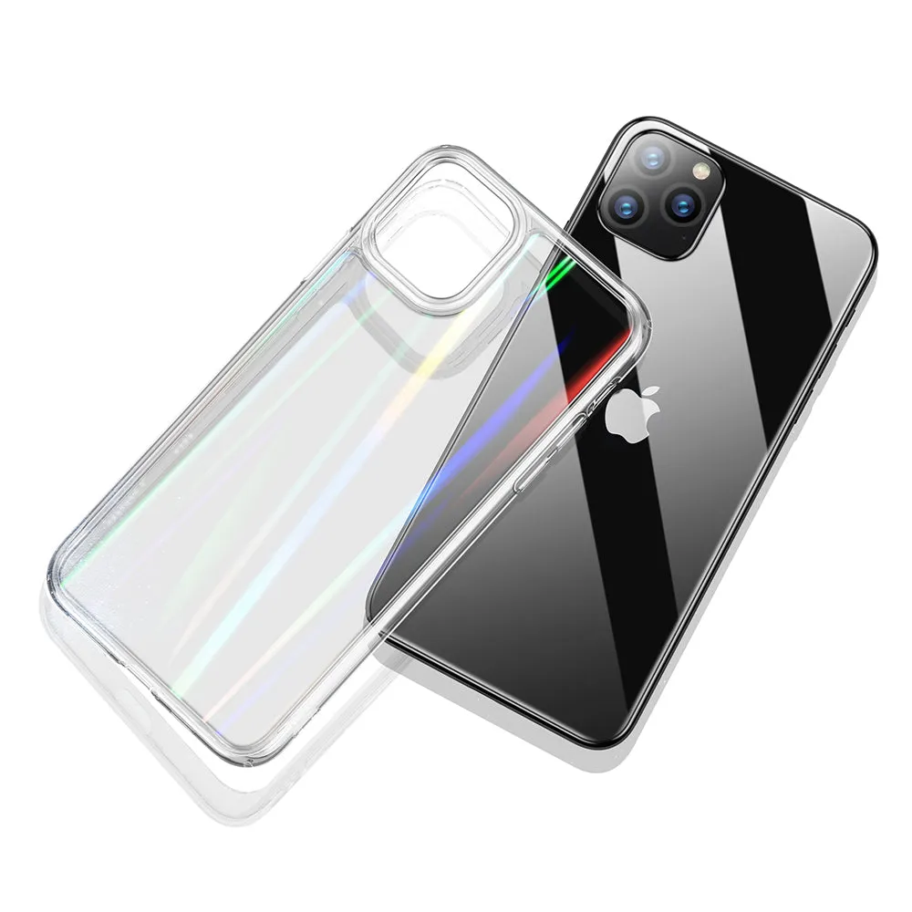 Premium Quality iPhone 11 Pro 5.8 inch Unicorn Beetle GLASS Slim Clear Case-Laser  Almost Gone!