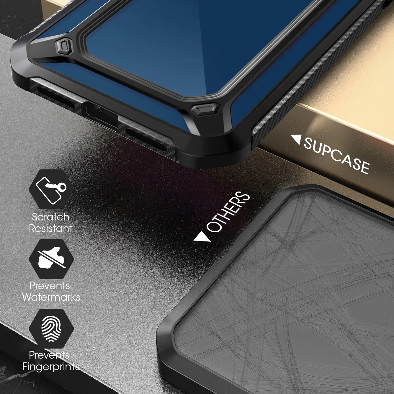 Premium Quality iPhone 12 6.1 inch Unicorn Beetle Exo with Screen Protector Clear Case-Black  Limited Release!