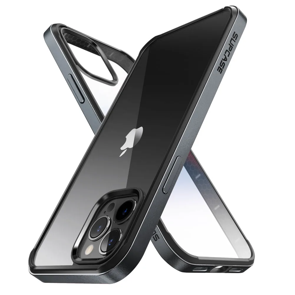 Premium Quality iPhone 12 Pro Max 6.7 inch Unicorn Beetle Edge Clear Bumper Case-Black  Going Fast!