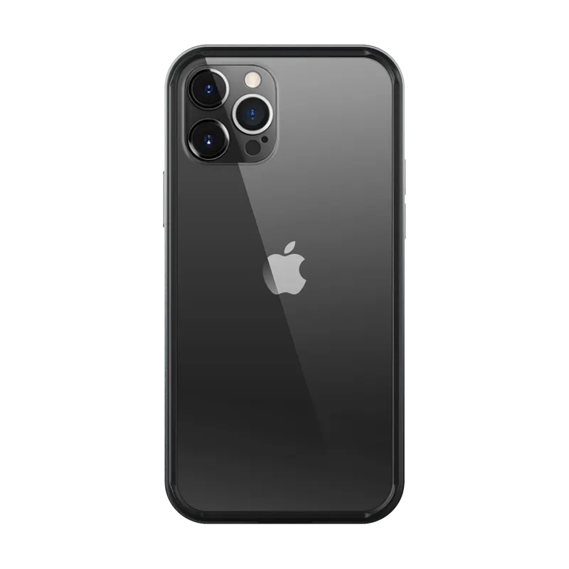 Premium Quality iPhone 12 Pro Max 6.7 inch Unicorn Beetle Edge Clear Bumper Case-Black  Going Fast!