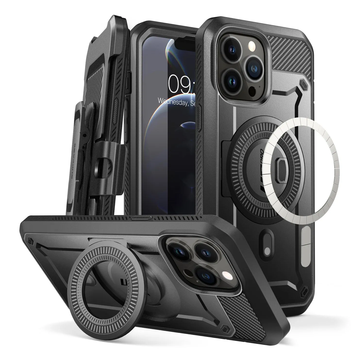 Premium Quality iPhone 13 Pro Max 6.7 inch Unicorn Beetle PRO MAG Rugged MagSafe Case-Gun Metal  Last Chance!