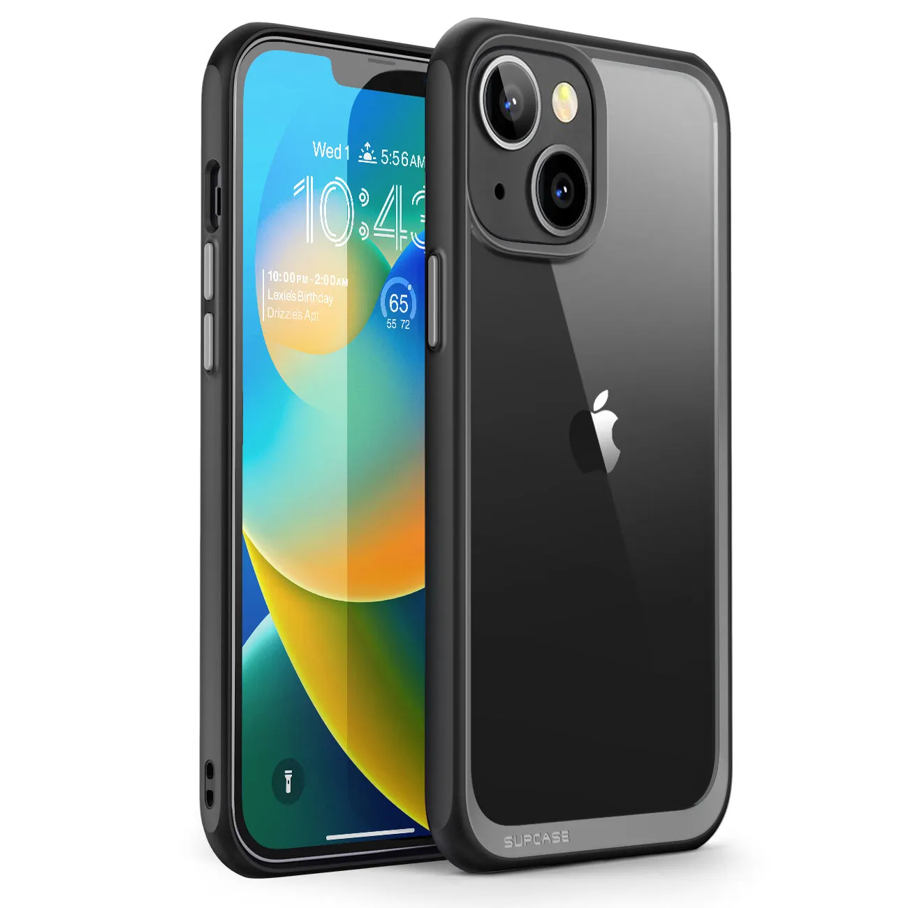 Premium Quality iPhone 14 Plus 6.7 inch Unicorn Beetle Style Slim Clear Case-Black  Limited Release!