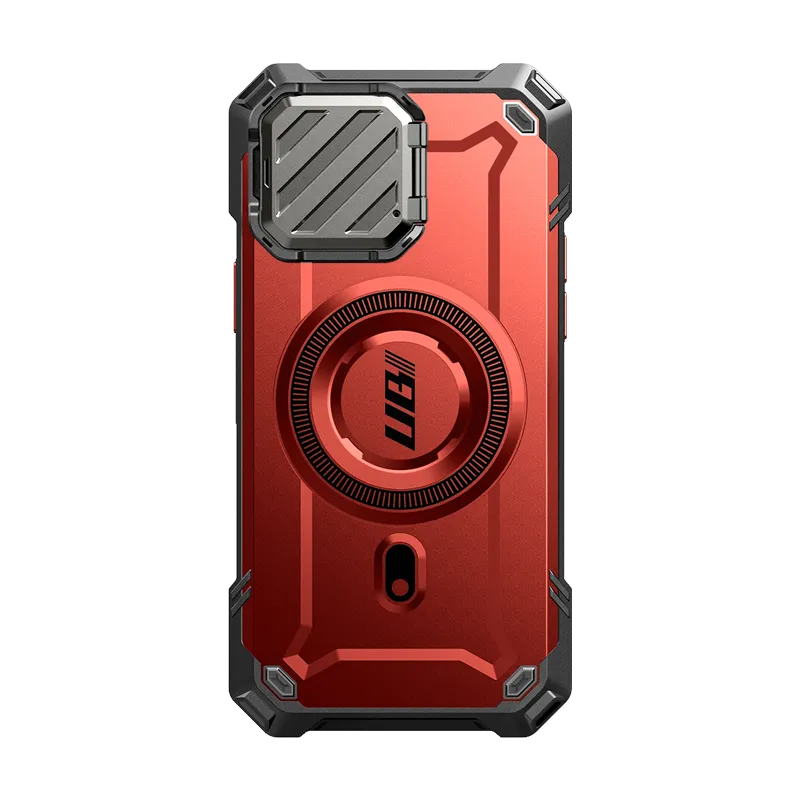 Premium Quality iPhone 14 Pro Max 6.7 inch Unicorn Beetle MAG XT MagSafe Holster Case-Metallic Red  Limited Availability!