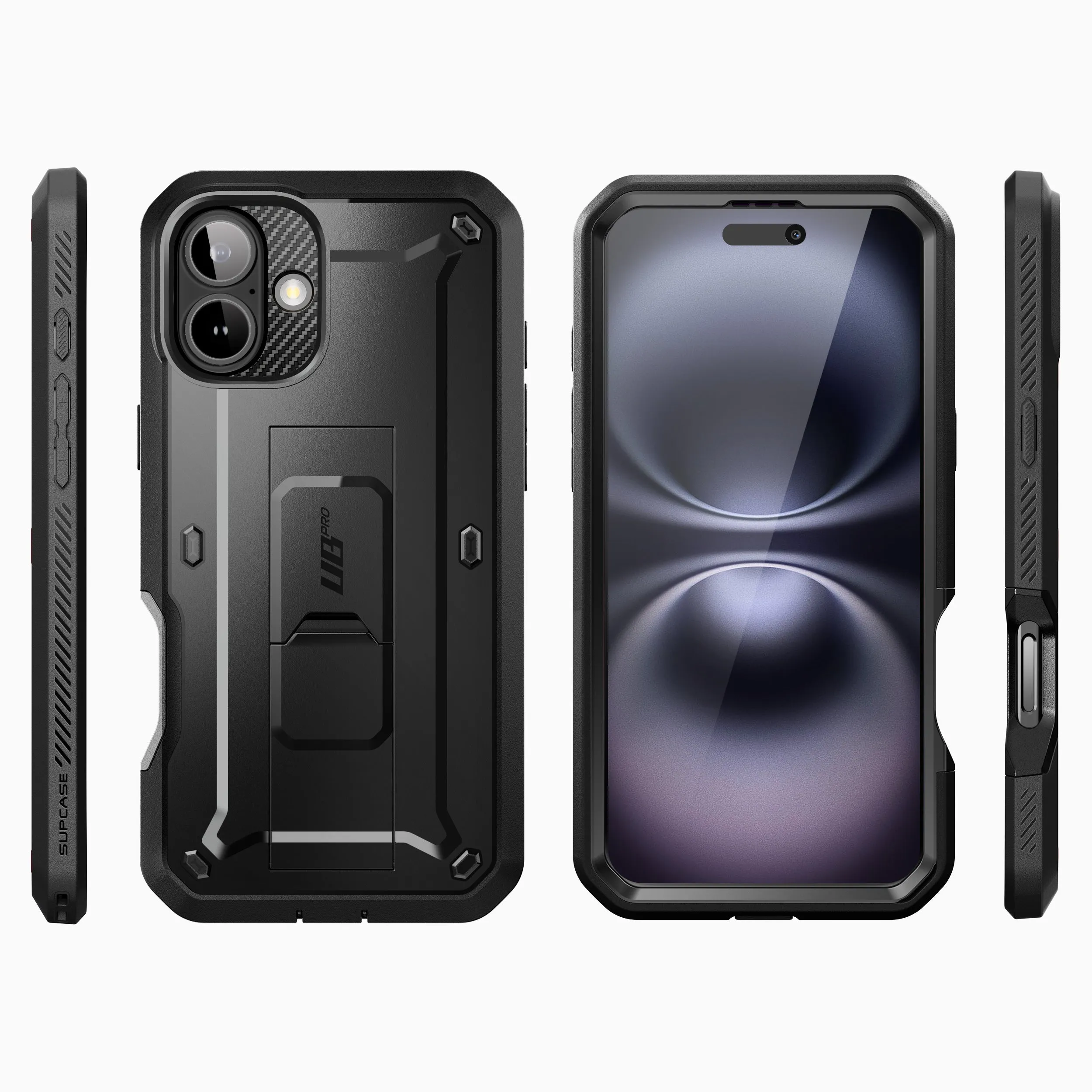 Premium Quality iPhone 16 6.1 inch Unicorn Beetle PRO Rugged Case-Black  Stylish & Comfortable