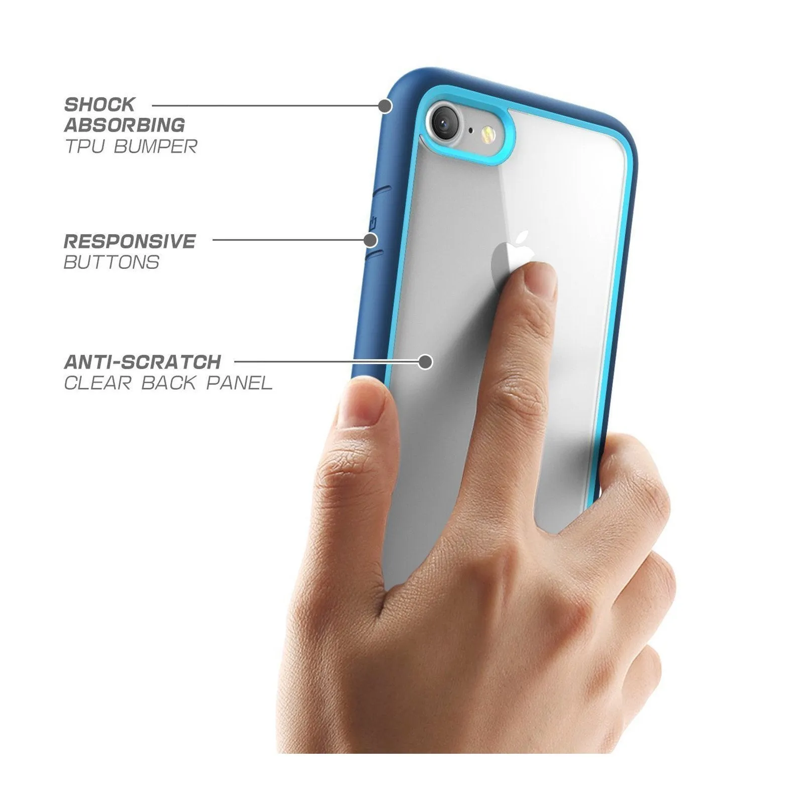 Premium Quality iPhone 7 / 8 Unicorn Beetle Style-Navy  Limited Stock!