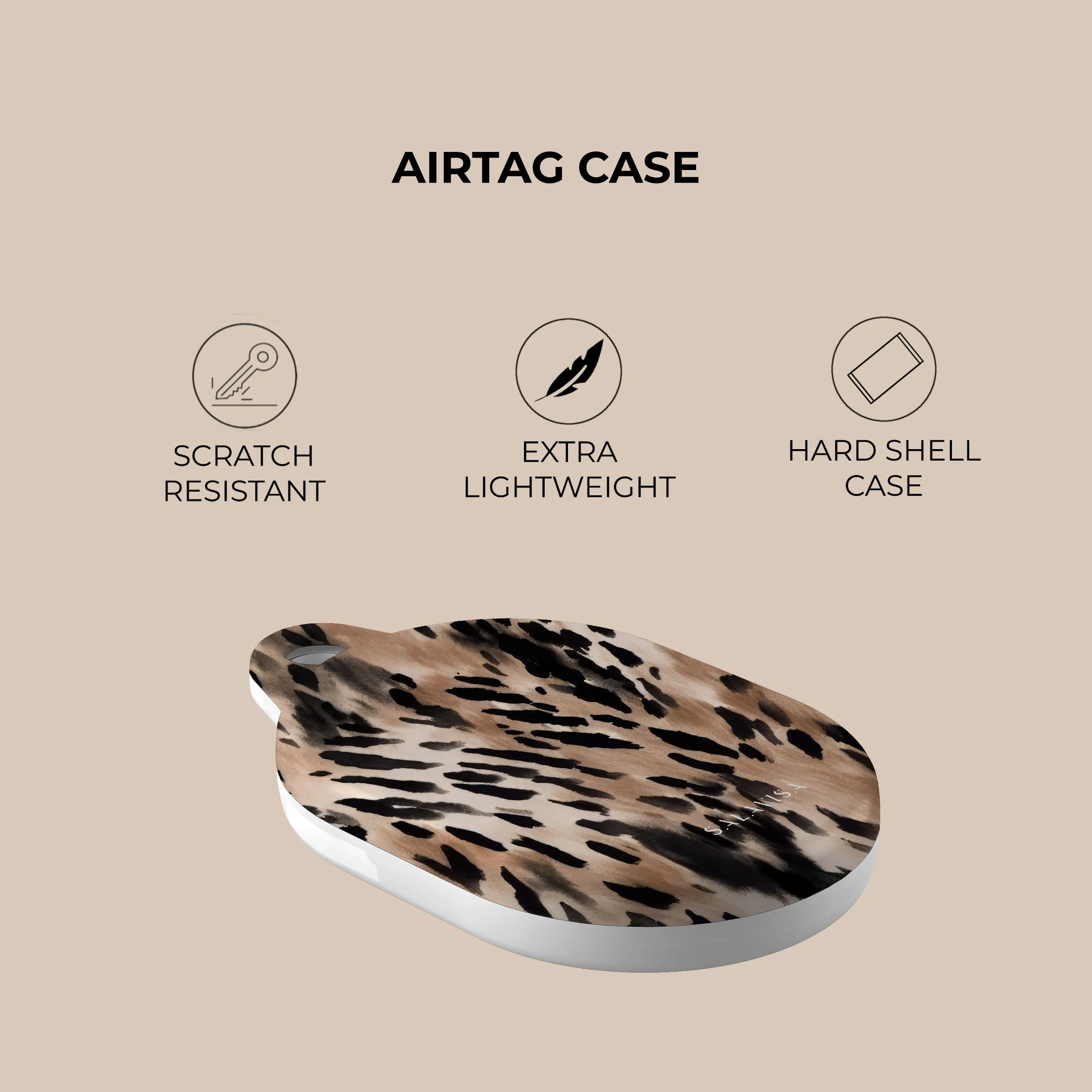 Premium Quality Leopard Close Up AirTag Holder  Going Fast!