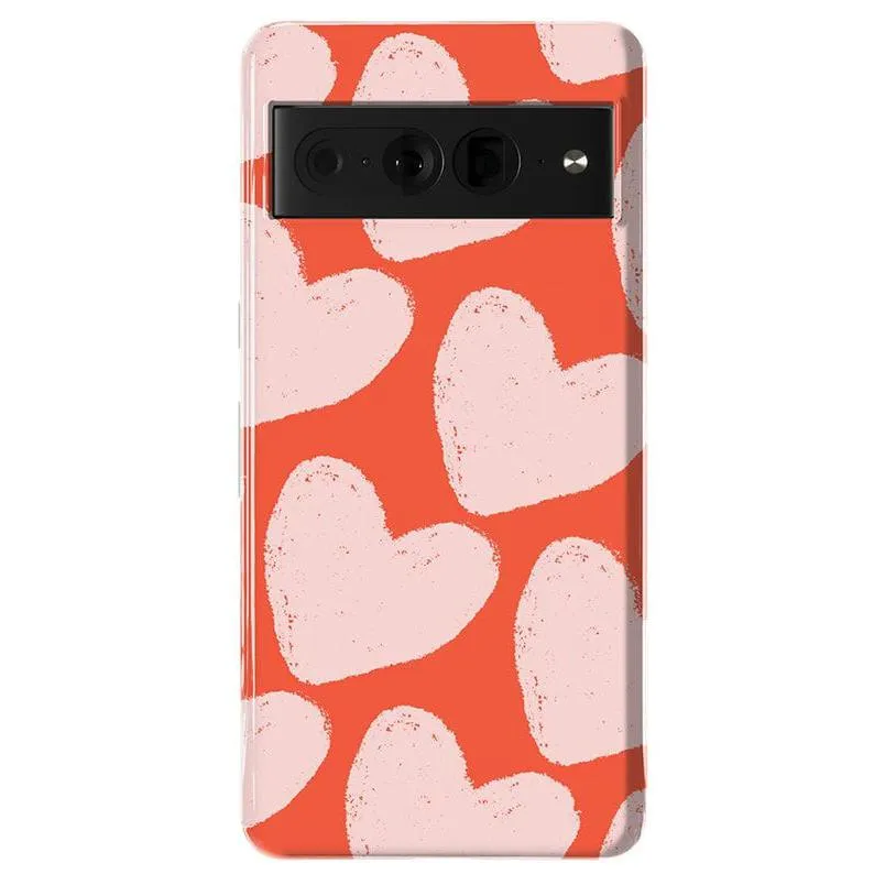 Premium Quality Love You More | Heart Doodle Case  Limited Availability!