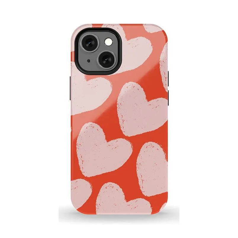 Premium Quality Love You More | Heart Doodle Case  Limited Availability!