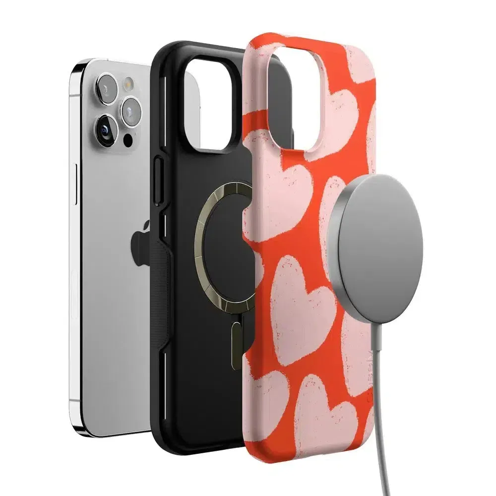Premium Quality Love You More | Heart Doodle Case  Limited Availability!