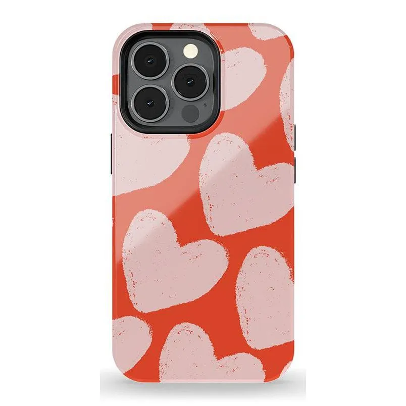 Premium Quality Love You More | Heart Doodle Case  Limited Availability!