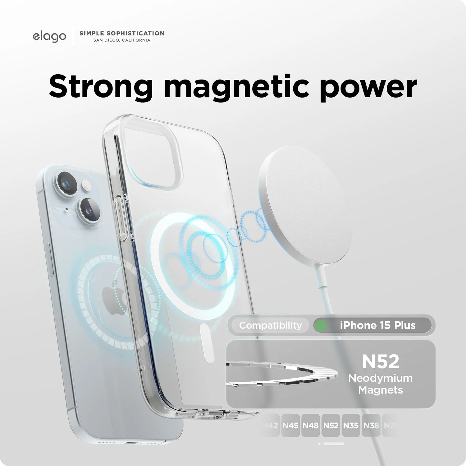 Premium Quality Magnetic Hybrid Clear Case for iPhone 15 Plus  Last Few Pieces!