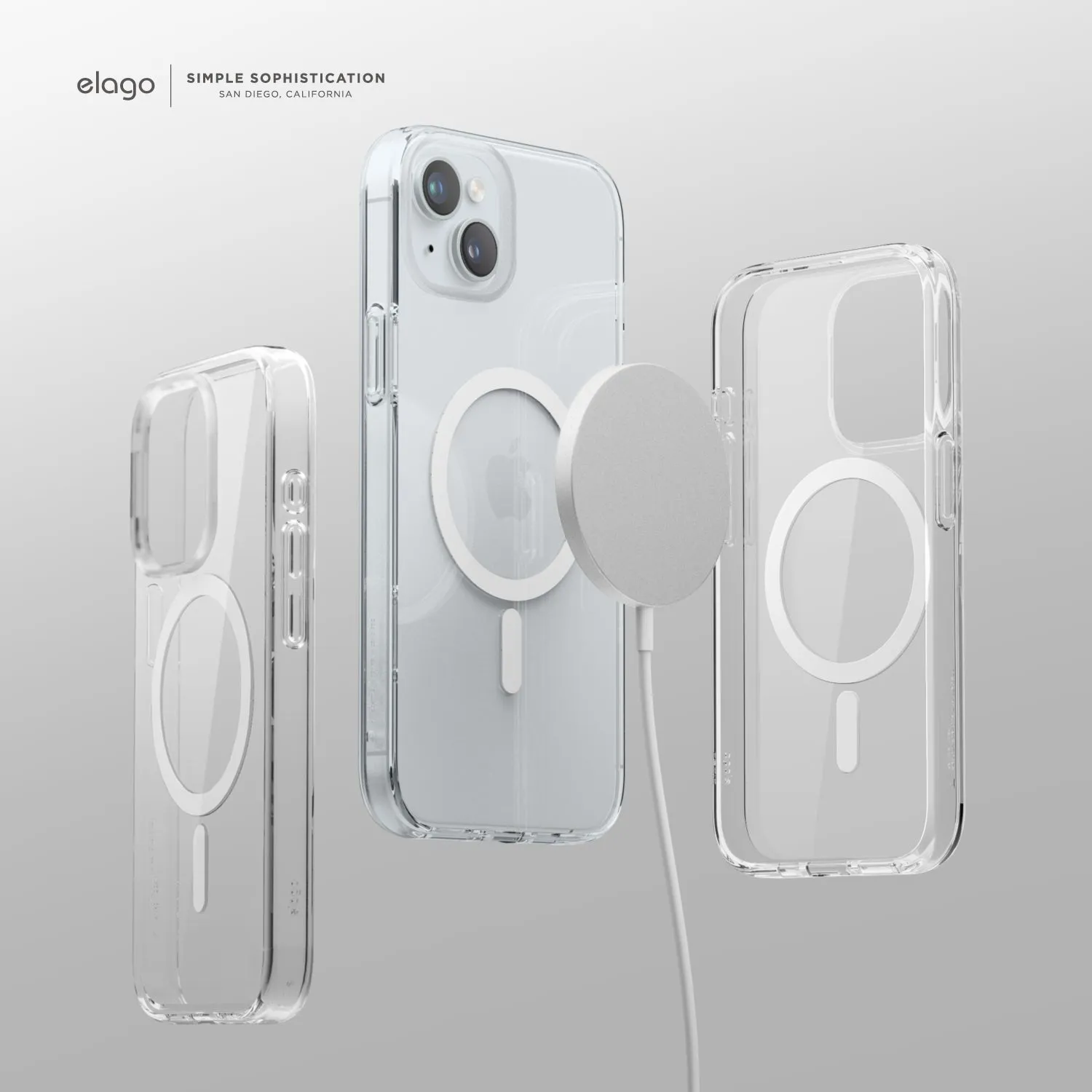 Premium Quality Magnetic Hybrid Clear Case for iPhone 15 Plus  Last Few Pieces!