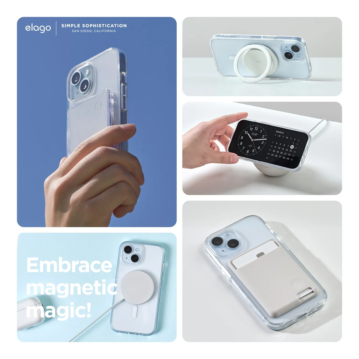 Premium Quality Magnetic Hybrid Clear Case for iPhone 15 Plus  Last Few Pieces!