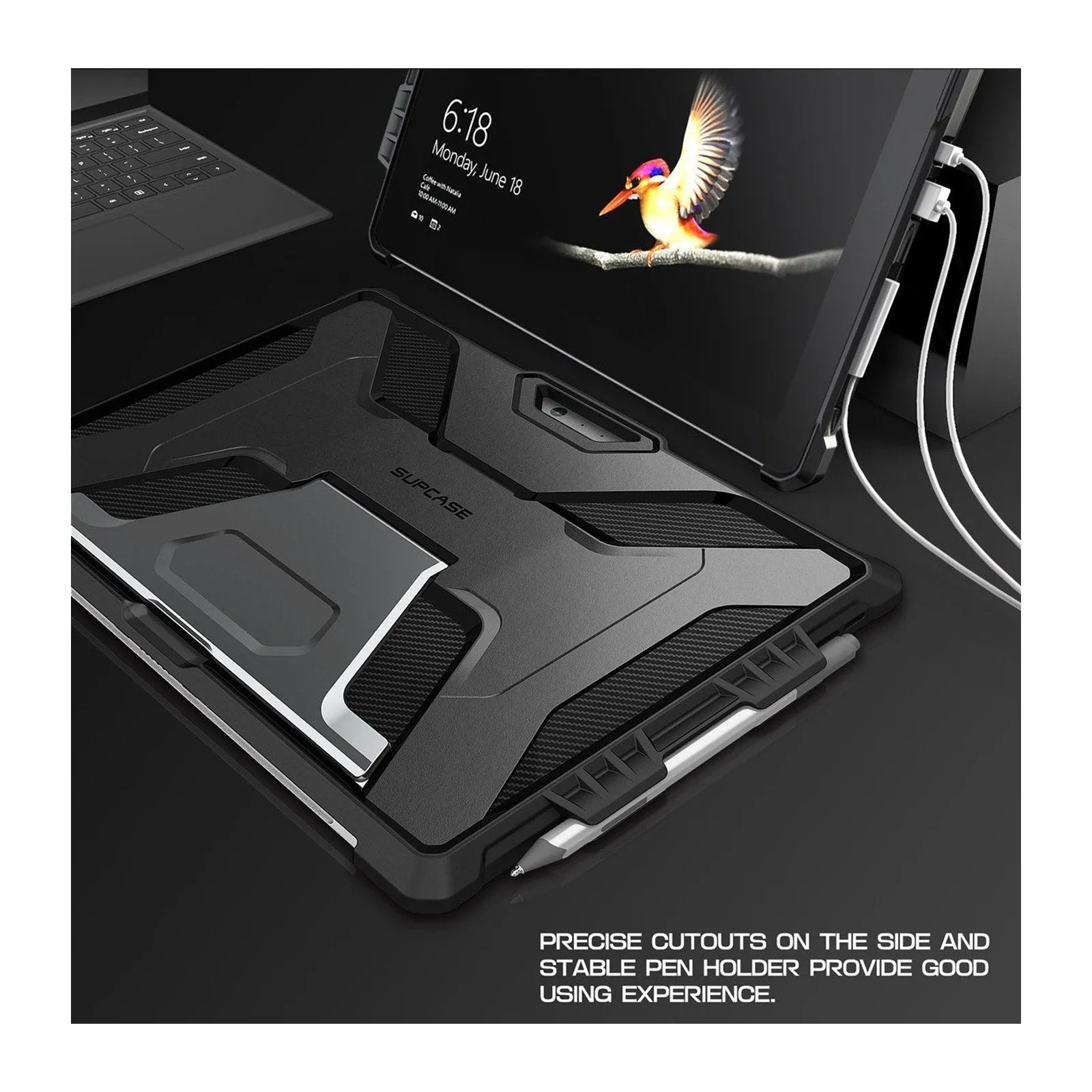 Premium Quality Microsoft Surface Pro Unicorn Beetle PRO Rugged Case-Black  Dont Miss Out!