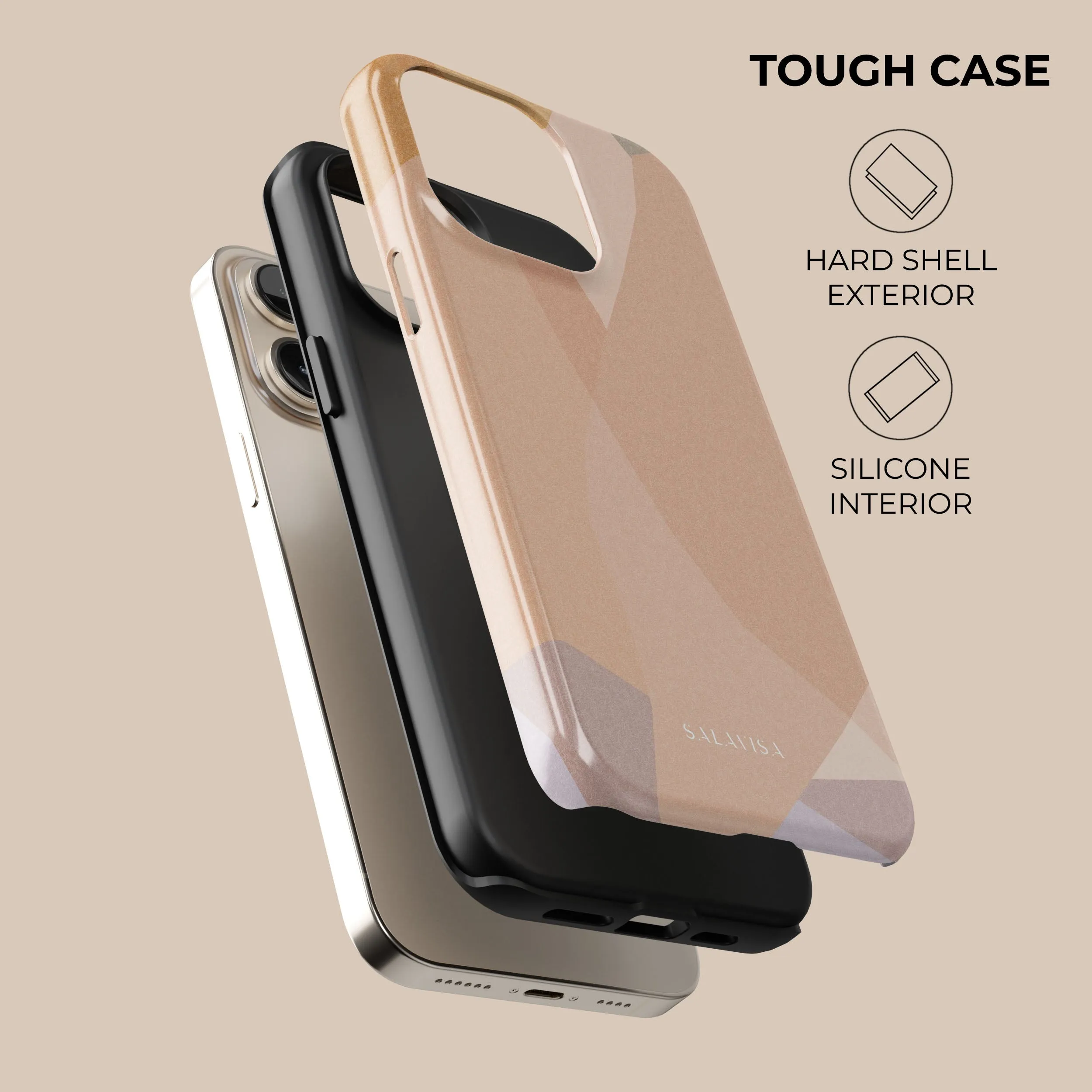 Premium Quality Mixed Layers Phone Case  Almost Gone!