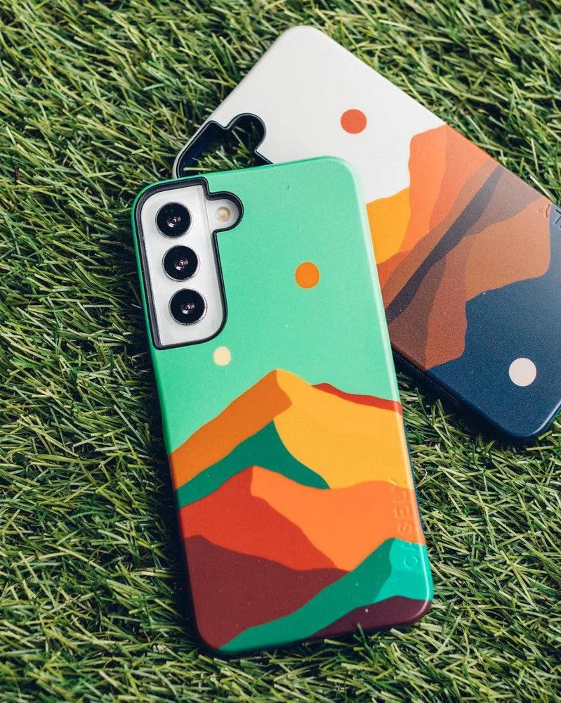 Premium Quality Opposites Attract | Day & Night Colorblock Mountains Samsung Case  Today Only!