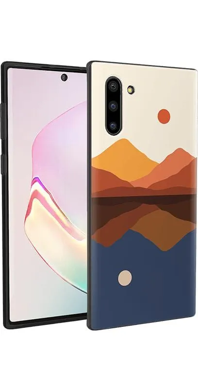 Premium Quality Opposites Attract | Day & Night Colorblock Mountains Samsung Case  Today Only!