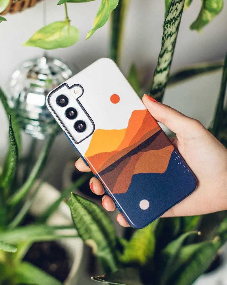 Premium Quality Opposites Attract | Day & Night Colorblock Mountains Samsung Case  Today Only!