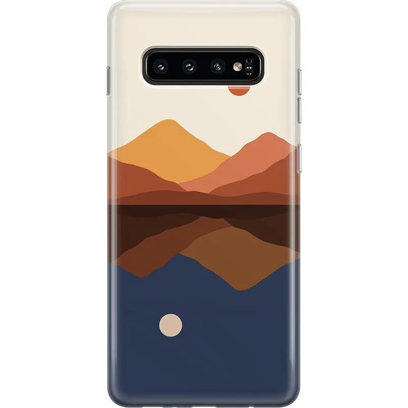 Premium Quality Opposites Attract | Day & Night Colorblock Mountains Samsung Case  Today Only!