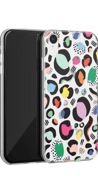 Premium Quality Party Animal | Rainbow Leopard Print Case  Last Chance!