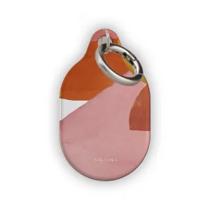 Premium Quality Pure Pink Watercolor AirTag Holder  Stylish & Comfortable