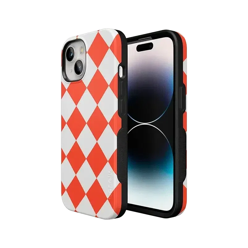 Premium Quality Red Checkerboard | High Contrast Design Case  Limited Availability!