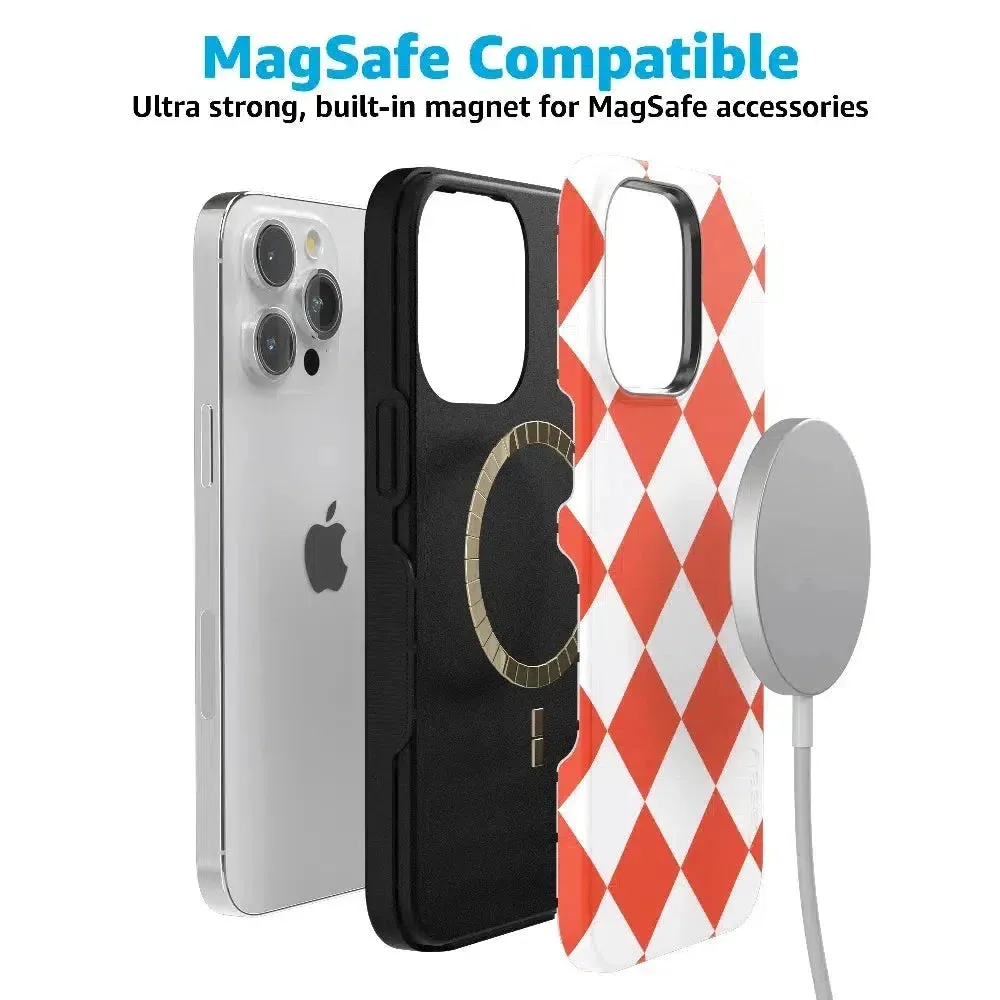 Premium Quality Red Checkerboard | High Contrast Design Case  Limited Availability!