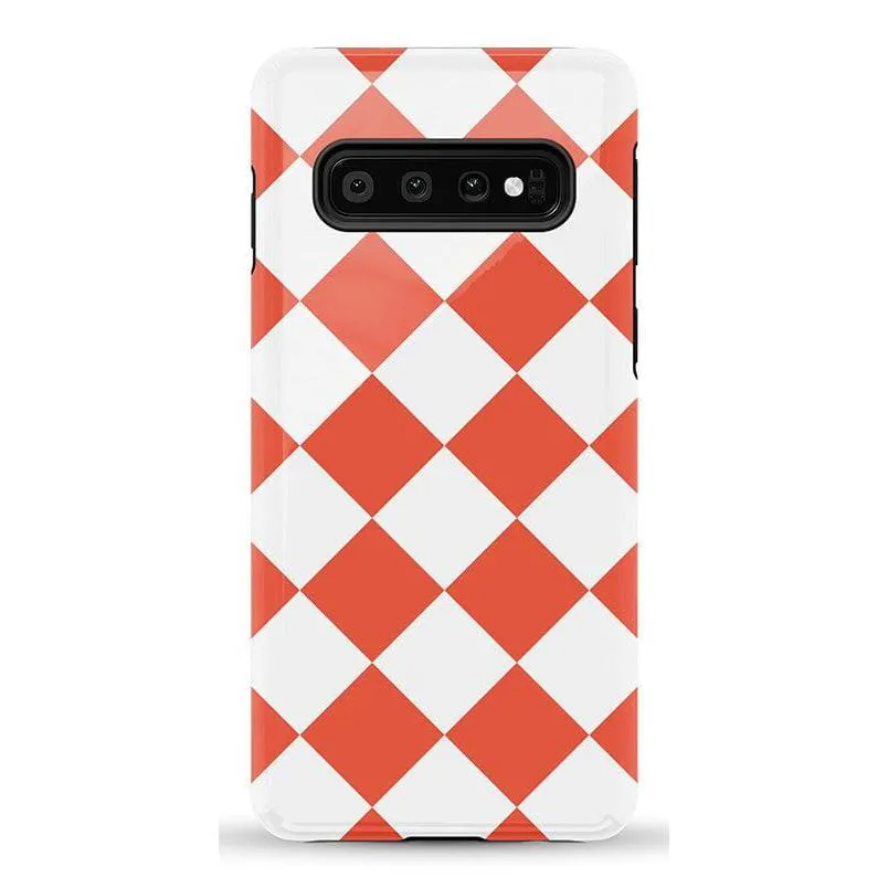 Premium Quality Red Checkerboard | High Contrast Design Case  Limited Availability!