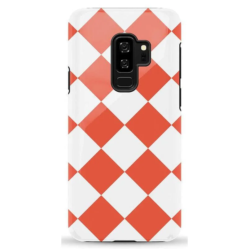 Premium Quality Red Checkerboard | High Contrast Design Case  Limited Availability!