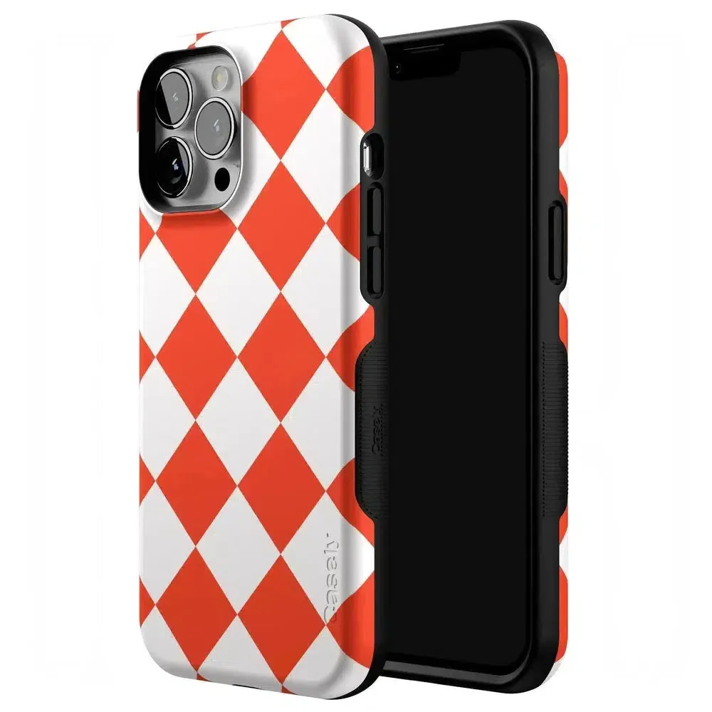 Premium Quality Red Checkerboard | High Contrast Design Case  Limited Availability!
