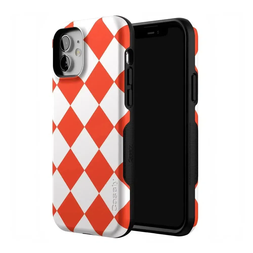 Premium Quality Red Checkerboard | High Contrast Design Case  Limited Availability!