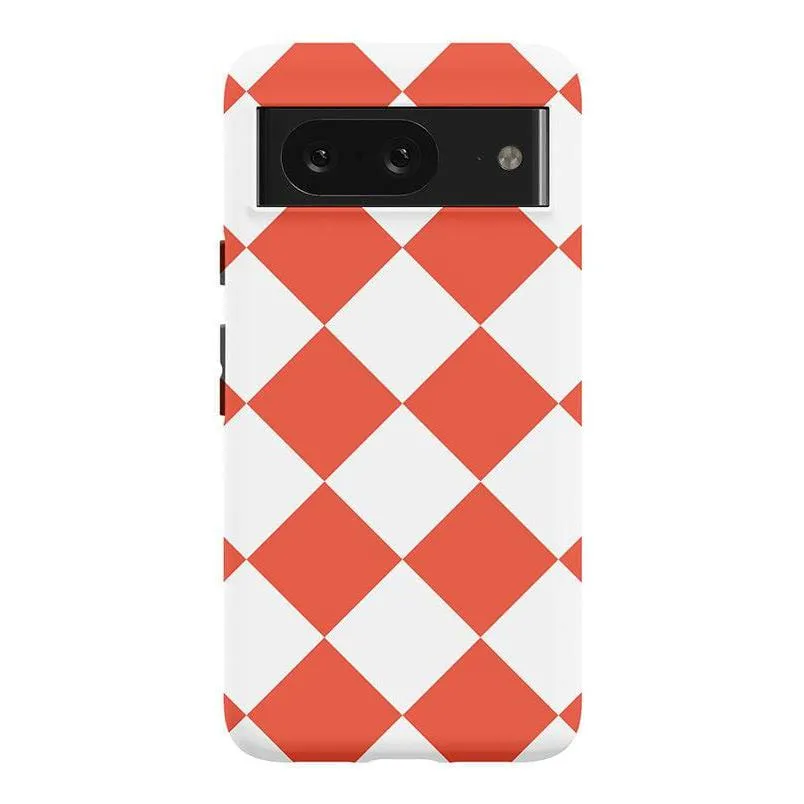 Premium Quality Red Checkerboard | High Contrast Design Case  Limited Availability!