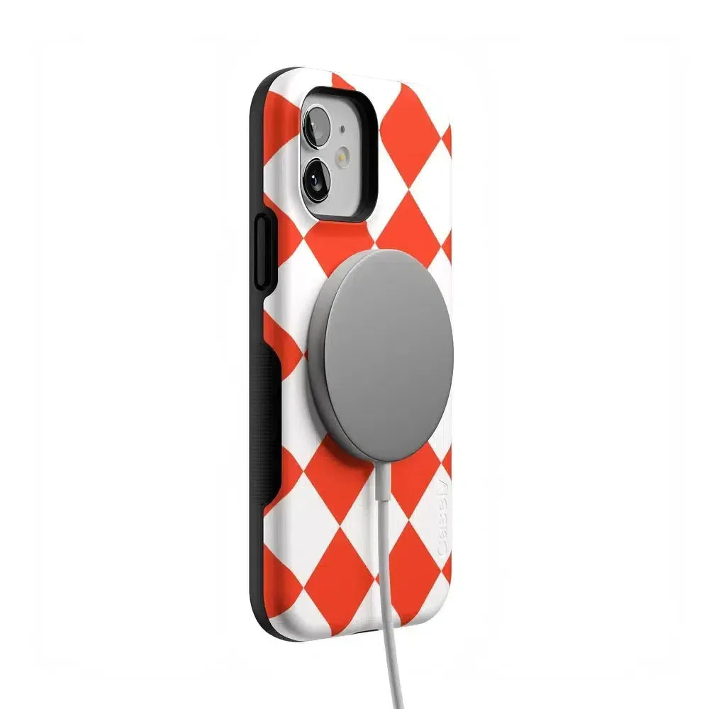 Premium Quality Red Checkerboard | High Contrast Design Case  Limited Availability!