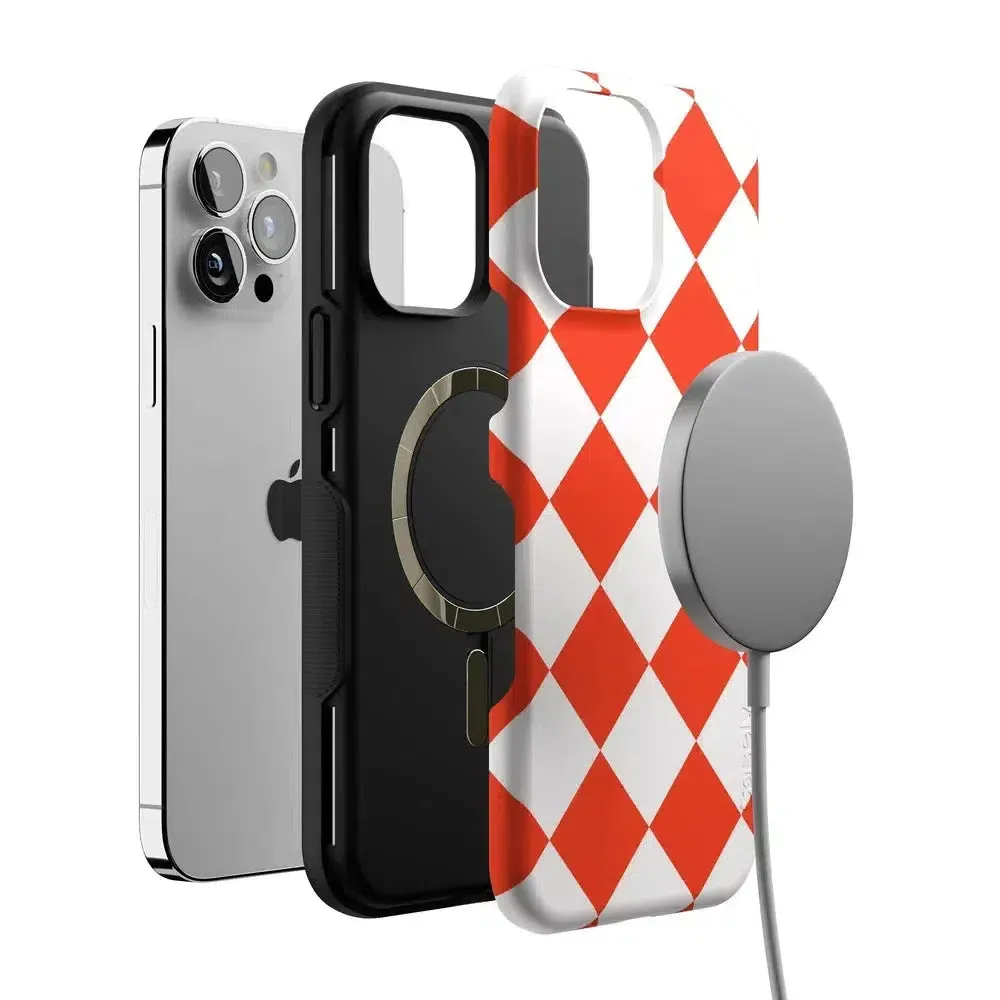 Premium Quality Red Checkerboard | High Contrast Design Case  Limited Availability!