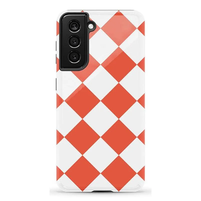Premium Quality Red Checkerboard | High Contrast Design Case  Limited Availability!