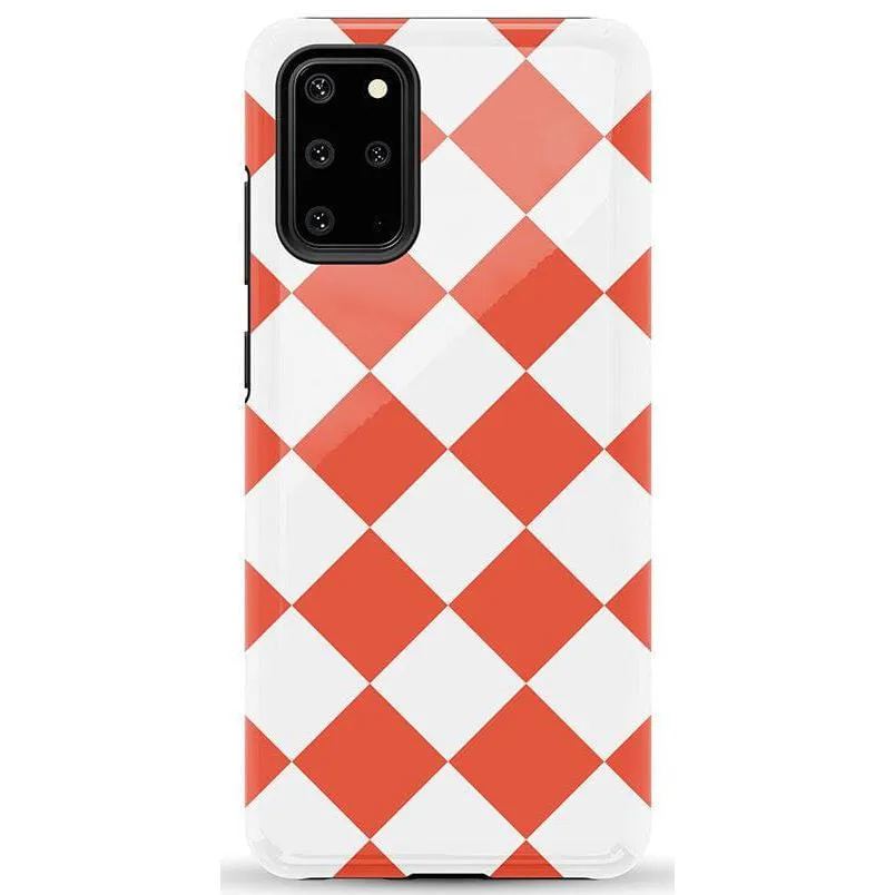 Premium Quality Red Checkerboard | High Contrast Design Case  Limited Availability!