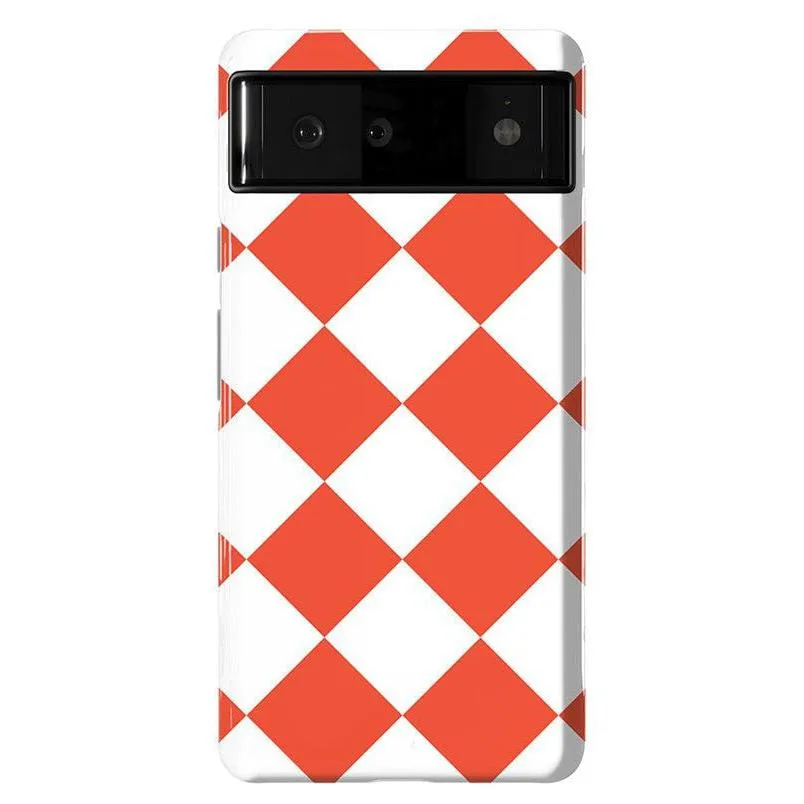 Premium Quality Red Checkerboard | High Contrast Design Case  Limited Availability!