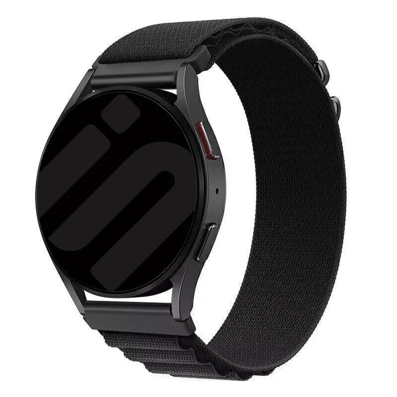 Premium Quality Redmi Watch 5 Active Alpine Nylon Strap (Black)  Stylish & Comfortable