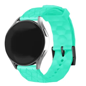 Premium Quality Redmi Watch 5 Active Silicone Hexa Strap (Aqua)  Limited Availability!