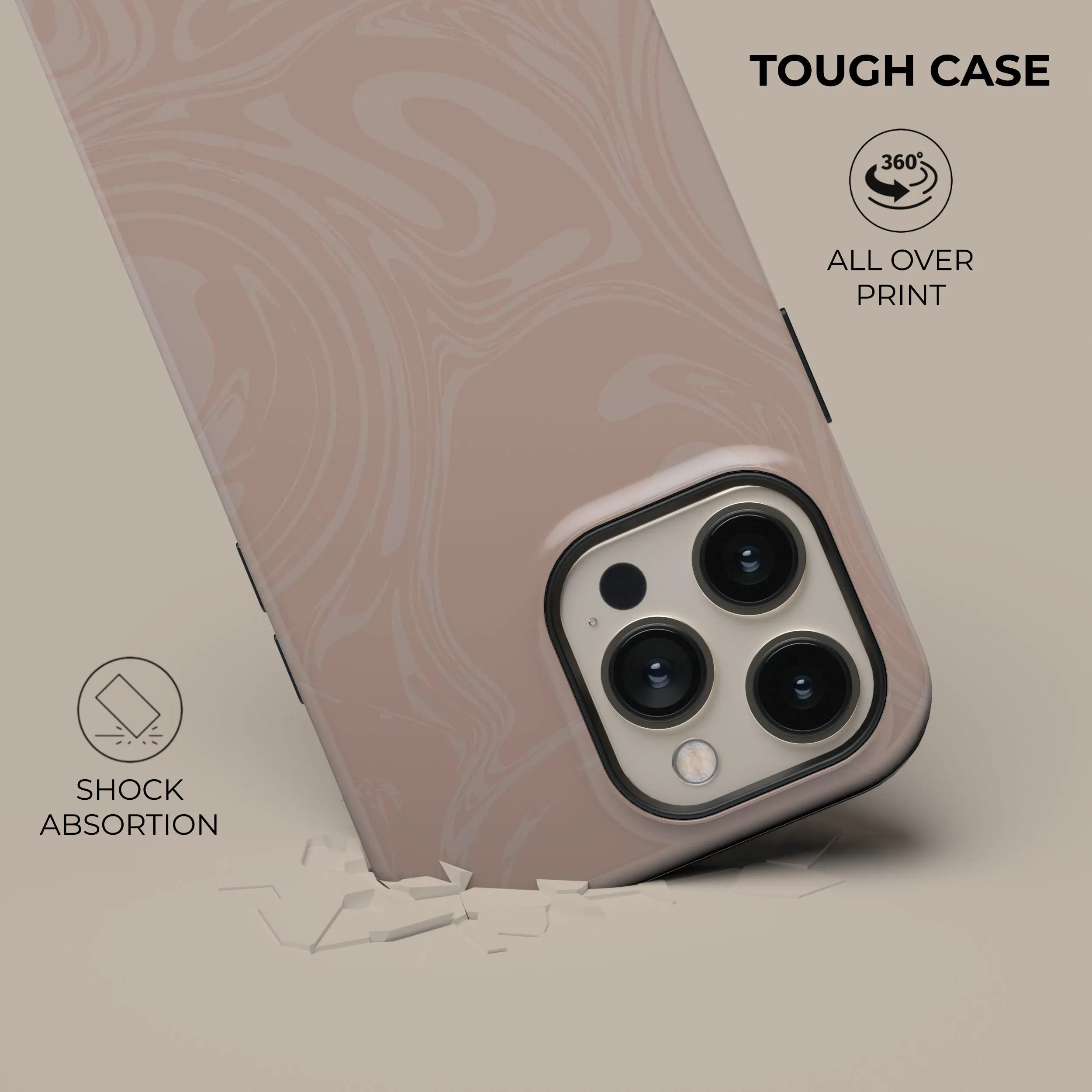 Premium Quality Rose Swirl Phone Case  Today Only!