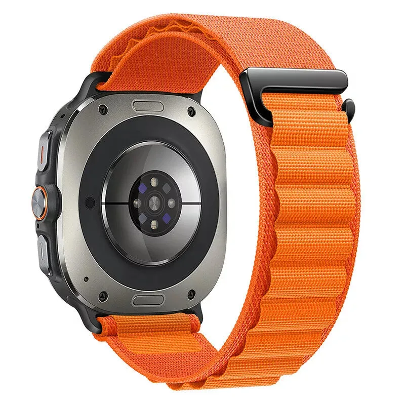 Premium Quality Samsung Galaxy Watch Ultra Alpine Strap (Orange)  Last Few Pieces!