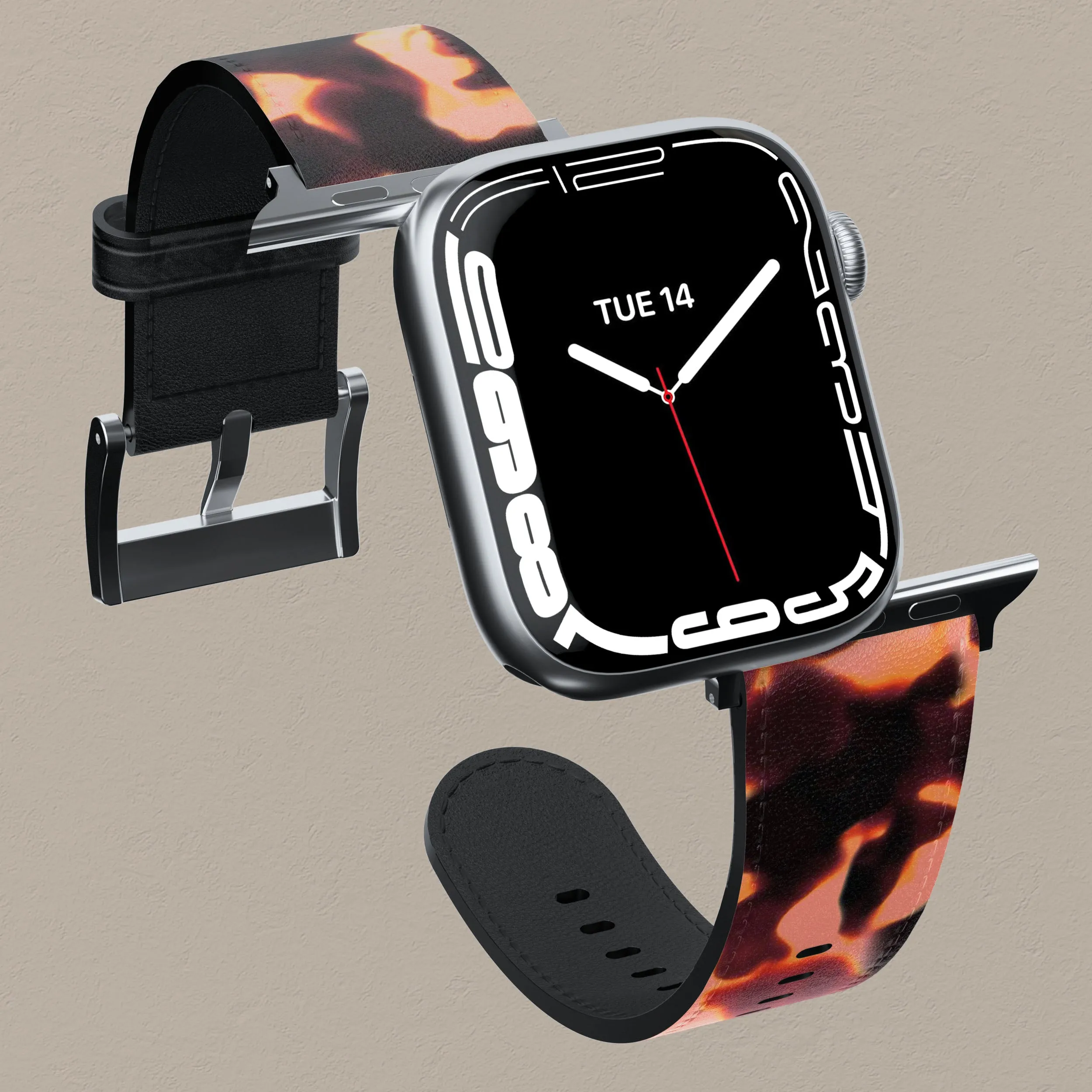 Premium Quality Tortoise Red Apple Watch Band  Almost Gone!
