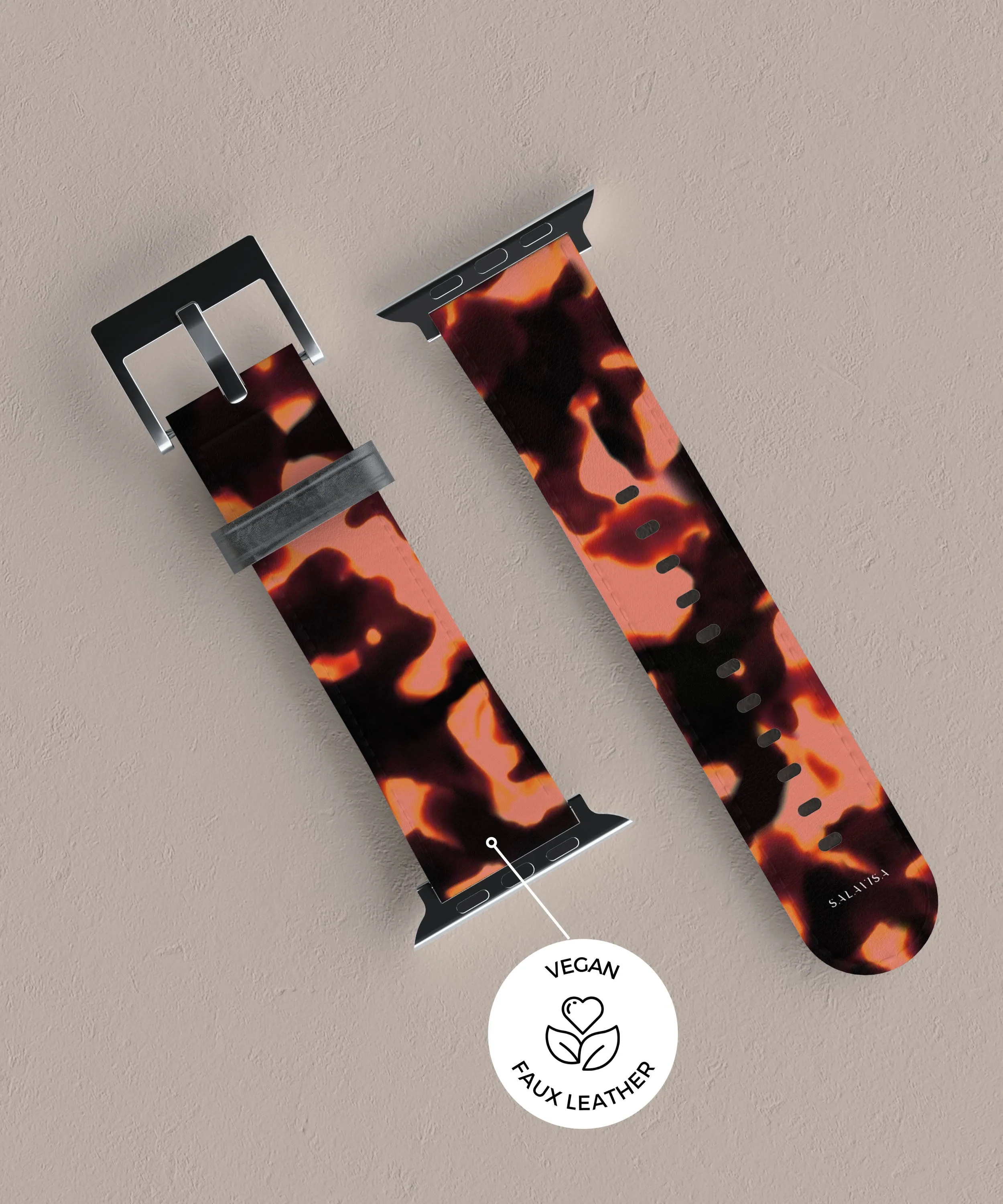 Premium Quality Tortoise Red Apple Watch Band  Almost Gone!