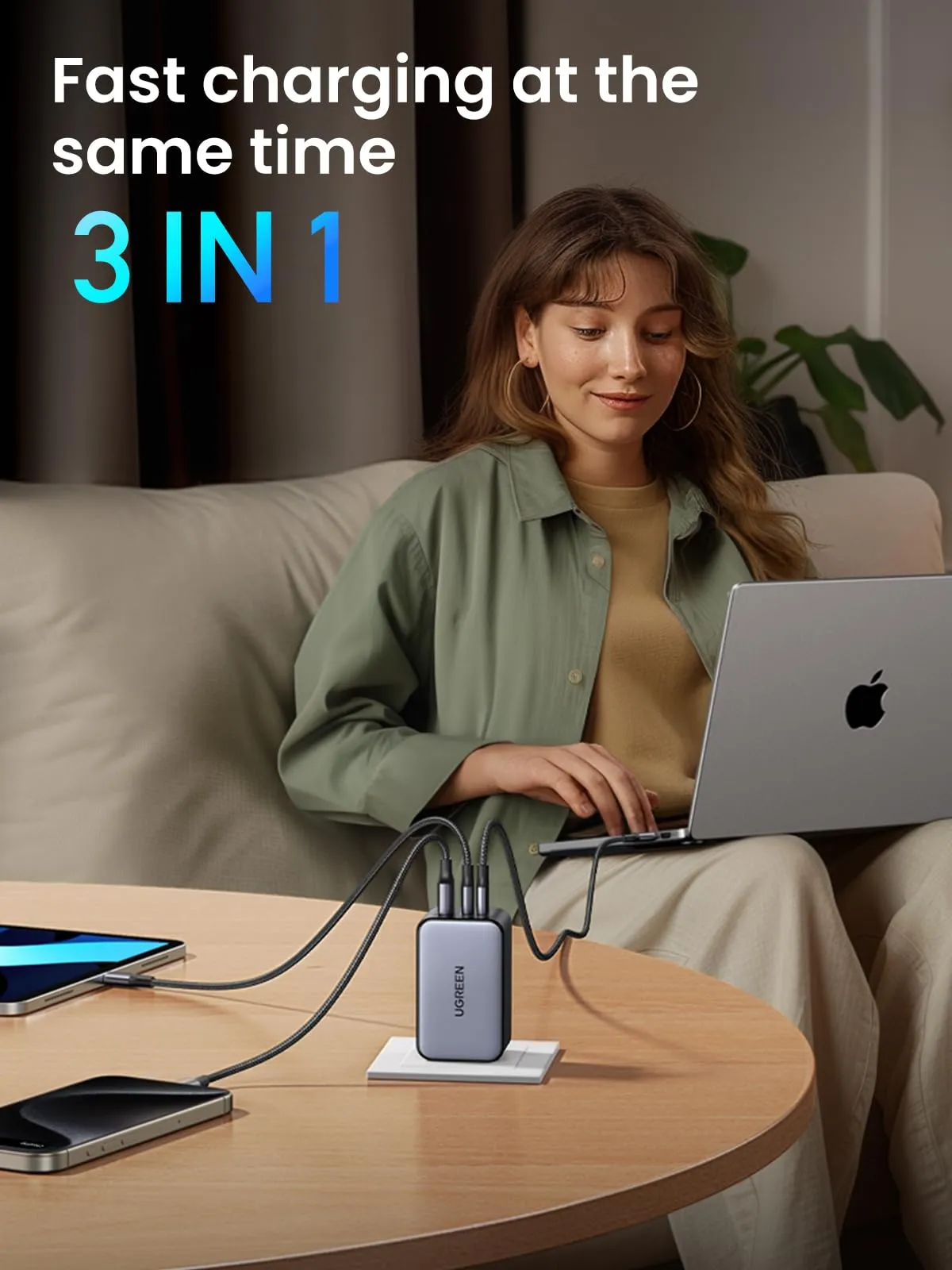 Premium Quality UGREEN Nexode X 100W USB C Charger - 3 Ports GaN Fast Charger  Almost Sold Out!
