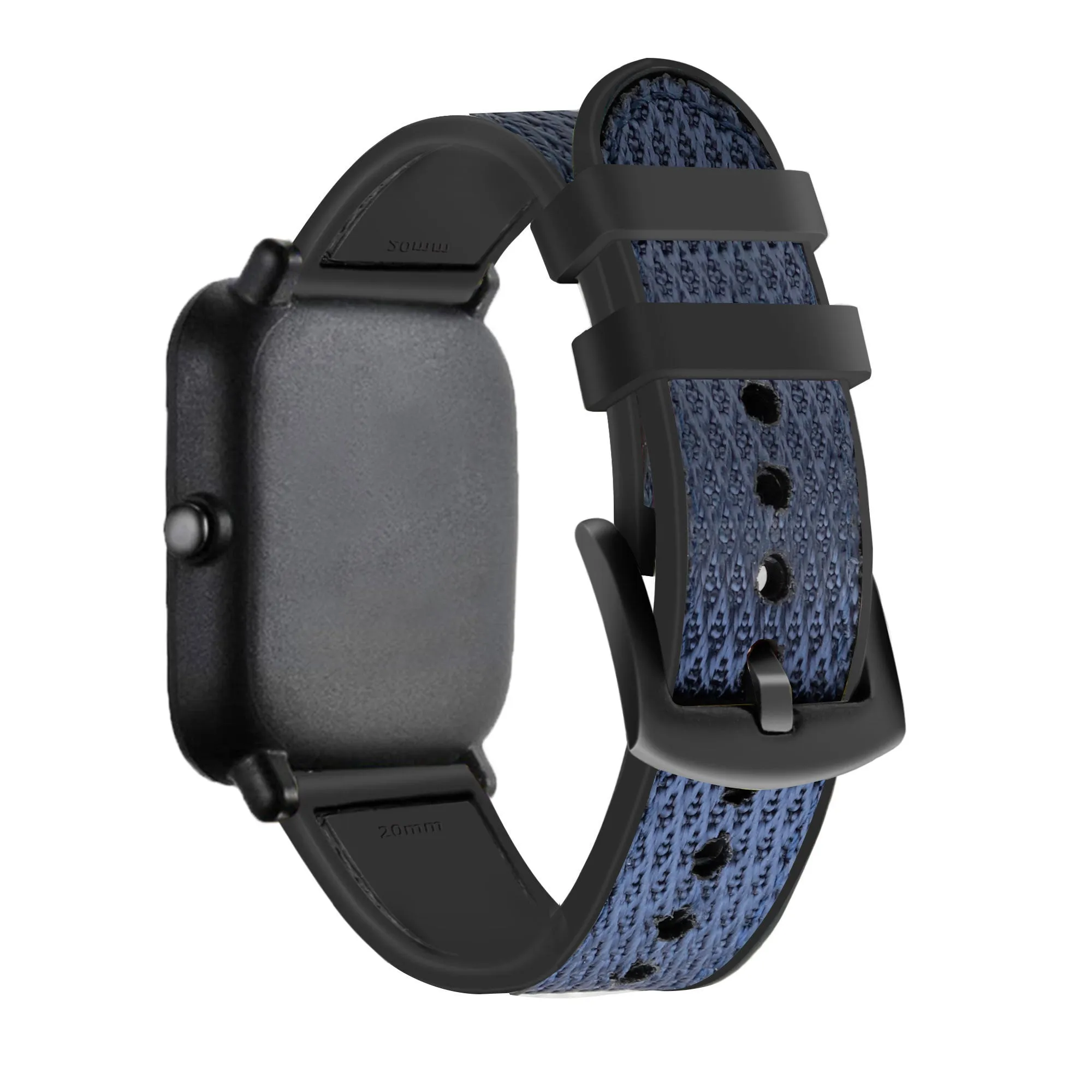 Premium Quality Xiaomi Amazfit GTS 2 Hybrid Nylon Strap (Blue)  Going Fast!