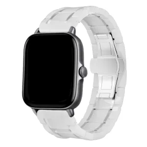 Premium Quality Xiaomi Amazfit GTS Ceramic/Steel Strap (White/Silver)  Last Chance!