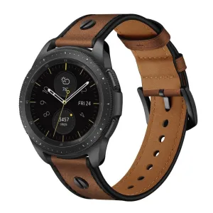 Premium Quality Xiaomi Amazfit GTS Leather Strap with Screw (Dark Brown)  Almost Gone!